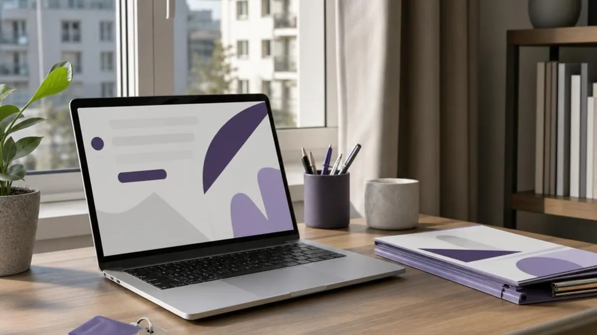 Owner preparing an online classification file for a short-term rental apartment in Romania